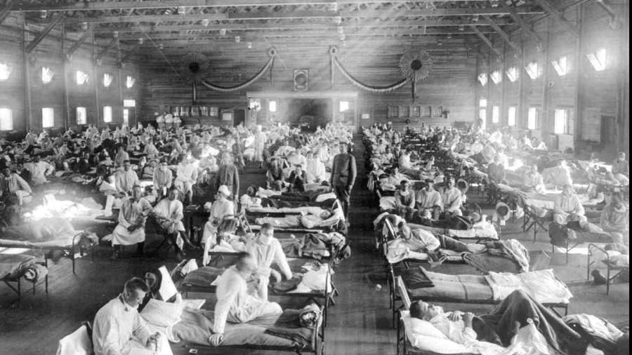 Ospedale da campo Fort Collins in Colorado 1918
